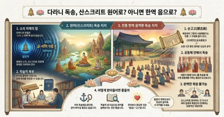 다라니 독송 이해도