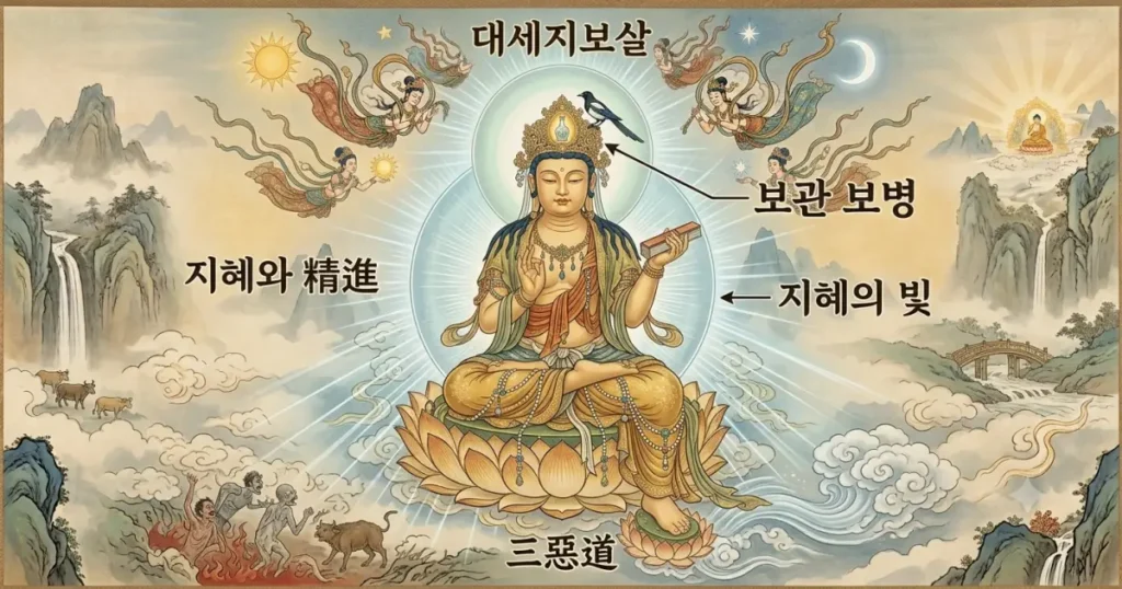 대세지보살 이미지