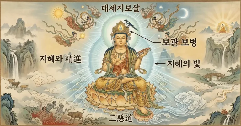 대세지보살 이미지