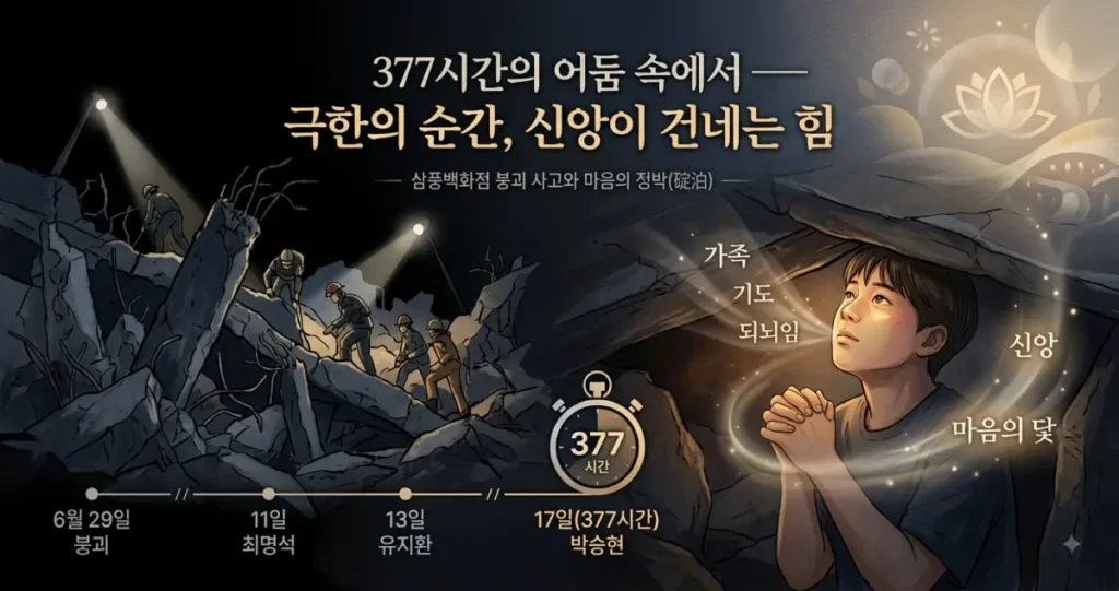 극한 상황 신앙이 주는 힘