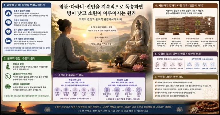 다라니 독송 가피 이해도